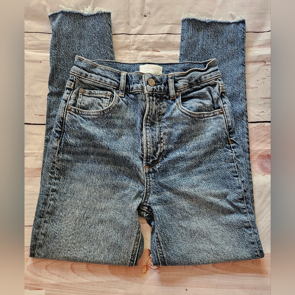 Boyish Women's Slim High Waist Denim Jeans Size 24